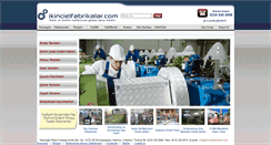 Desktop Screenshot of ikincielfabrikalar.com