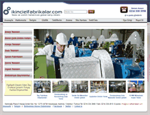 Tablet Screenshot of ikincielfabrikalar.com